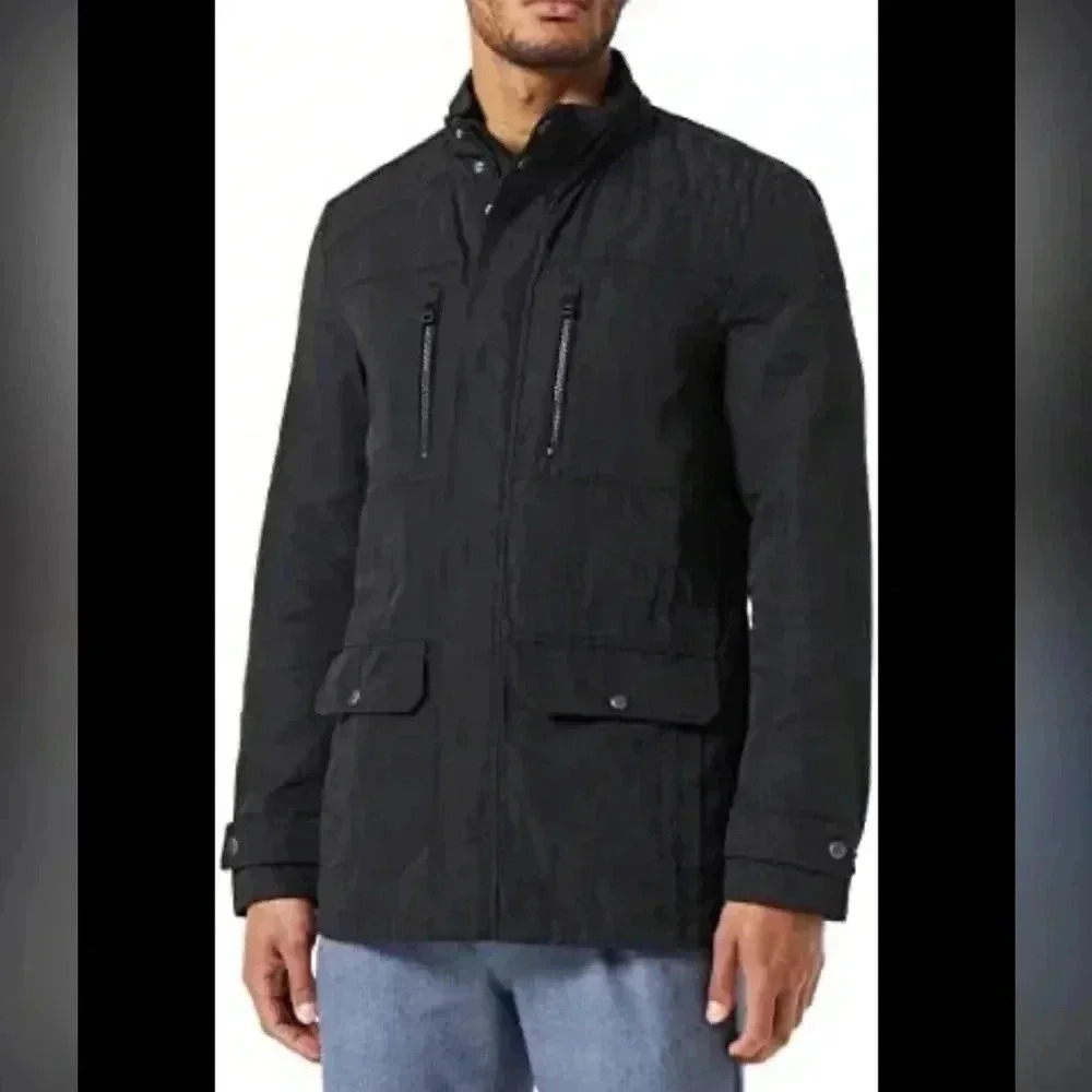 [50/L]Vintage Giorgio  Beltrami Galileo Black waterproof Parka Jacket